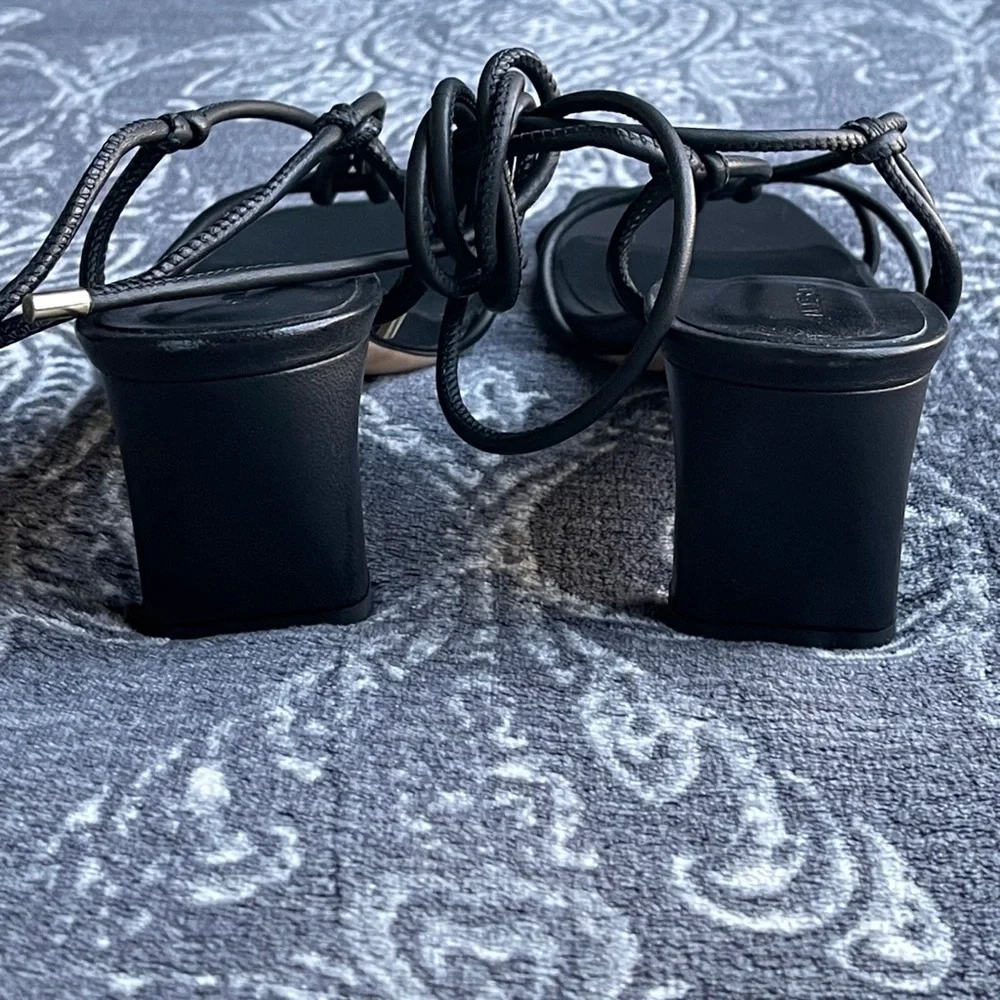 Anine Bing Strappy Graham Sandals in Black Size EU 37 - Picture 8 of 13